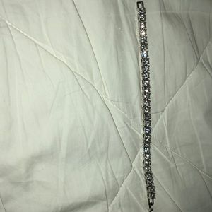 7 inch white gold diamond tennis bracelet